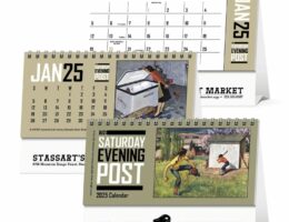 free standing desk calendars ready for your printed logo