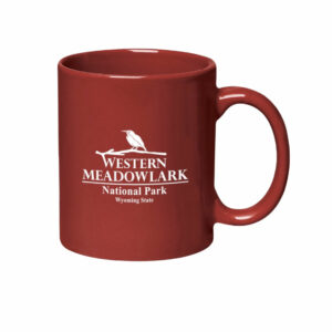 red mug ready for your printed logo