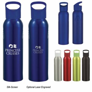 water bottles made of aluminum ready for your printed logo